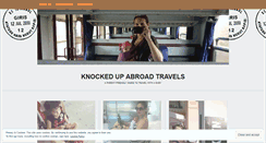 Desktop Screenshot of knockedupabroadtravels.com